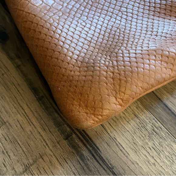 Women's The SAK Collection Brown Leather Hobo Satchel Bag Purse - Picture 9 of 9